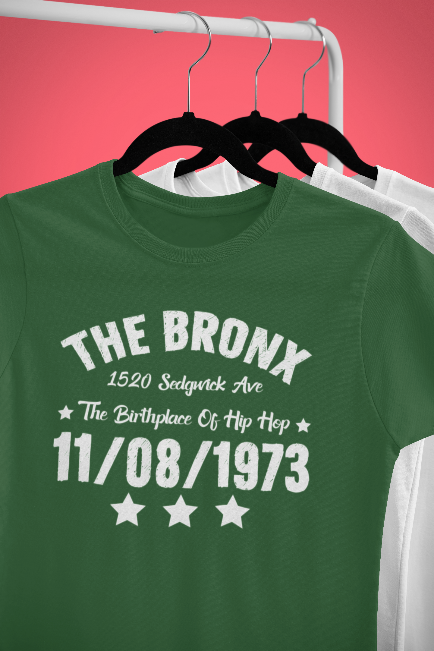 The Bronx The Birthplace of Hip Hop - T-Shirt - 5 Colors Hip Hop Clothing - FREE Shipping - #HipHop50th