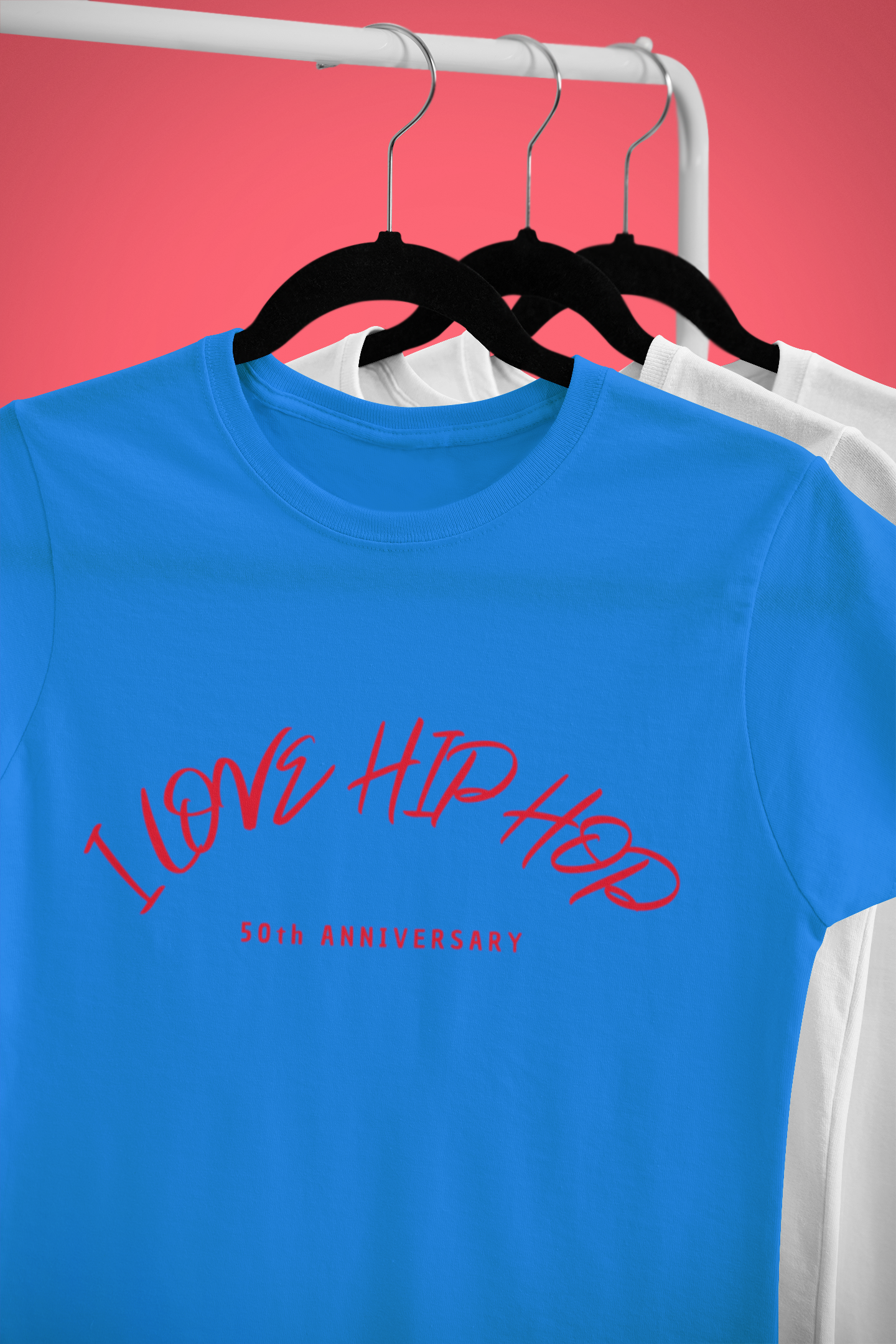 I Love Hip Hop – T-Shirt – 5 Colors - #HipHop50th