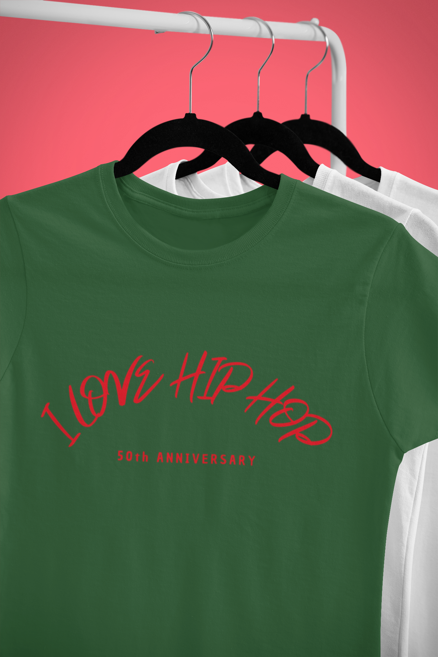 I Love Hip Hop – T-Shirt – 5 Colors - #HipHop50th