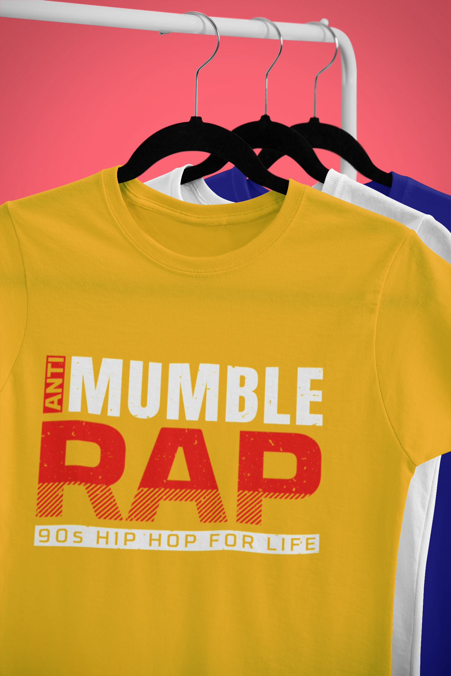 Anti Mumble Rap - T-Shirt - 5 Colors - #HipHop50th