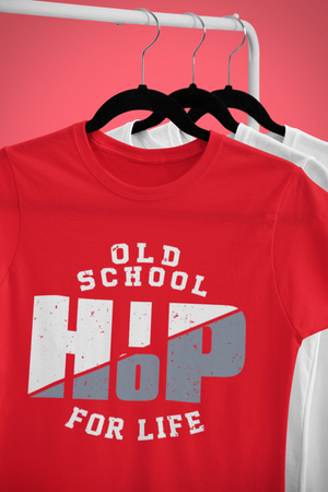 Old School Hip Hop For Life - T-Shirt - 5 Colors Hip Hop Clothing - Fr –  One Stop Hip Hop Uk