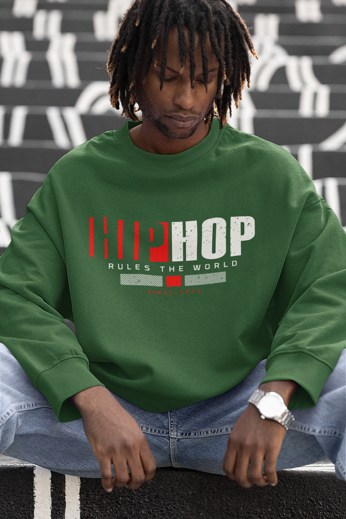 Hip Hop Rules The World - Hip Hop Sweatshirt - 5 Colors Available #HipHop50th