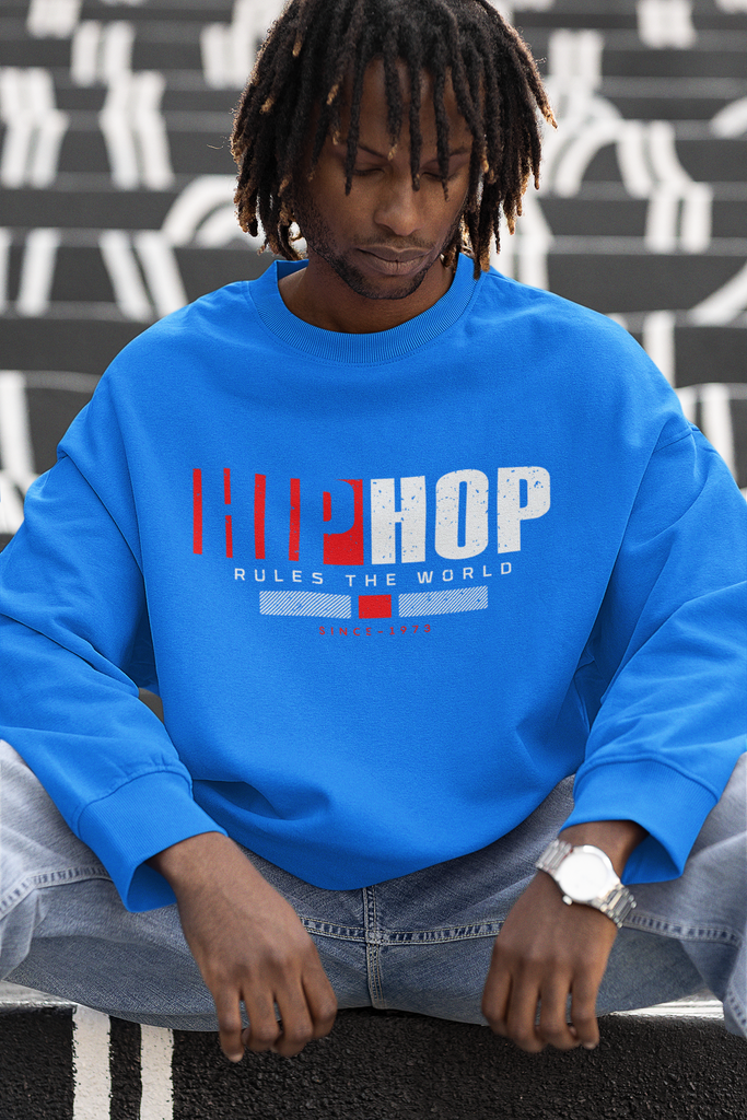 Hip Hop Rules The World - Hip Hop Sweatshirt - 5 Colors Available #HipHop50th