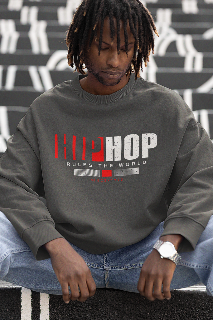 Hip Hop Rules The World - Hip Hop Sweatshirt - 5 Colors Available #HipHop50th