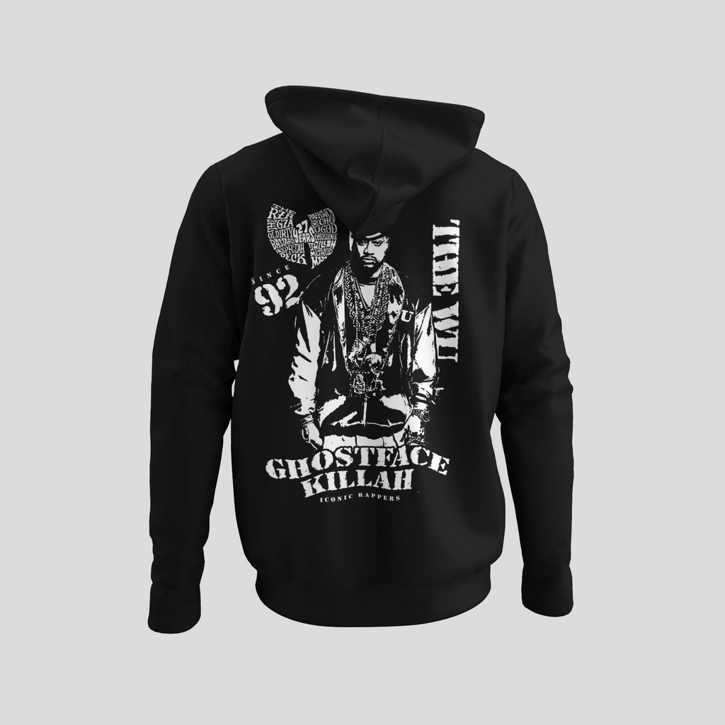 Ghostface Killah - Wu-Tang Clan - Hoodie - Black/Yellow/Purple/Grey - #PHC - One Stop Hip Hop UK