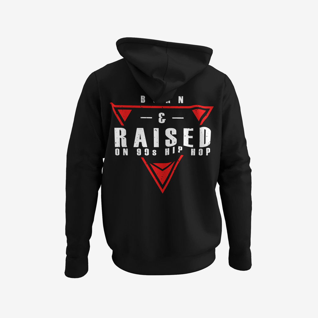 Born and Raised on 90's Hip Hop Hoodie Clothing - Six Colors - Long Sleeve Shirt #HipHop50th