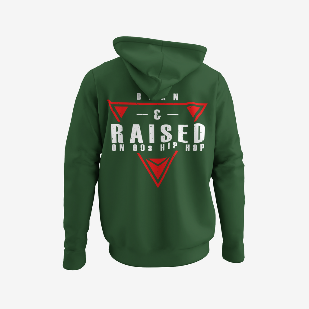 Born and Raised on 90's Hip Hop Hoodie Clothing - Six Colors - Long Sleeve Shirt #HipHop50th