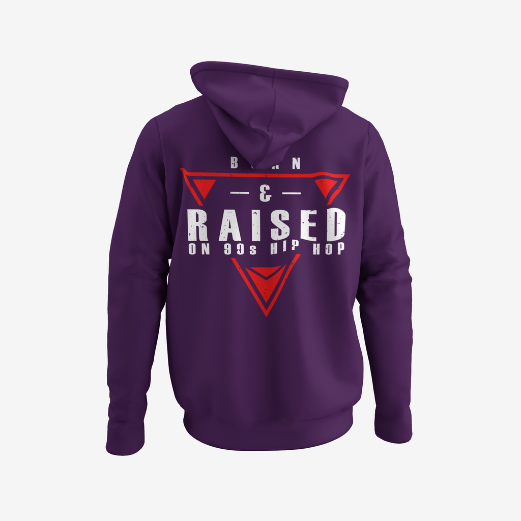 Born and Raised on 90's Hip Hop Hoodie Clothing - Six Colors - Long Sleeve Shirt #HipHop50th