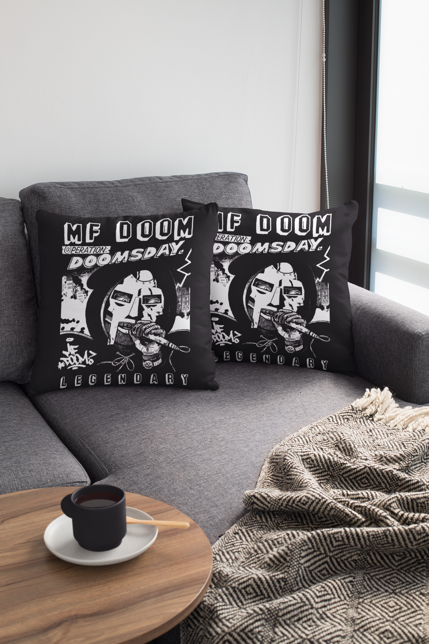 MF DOOM - Hip Hop Cushion/Pillow - Accessories