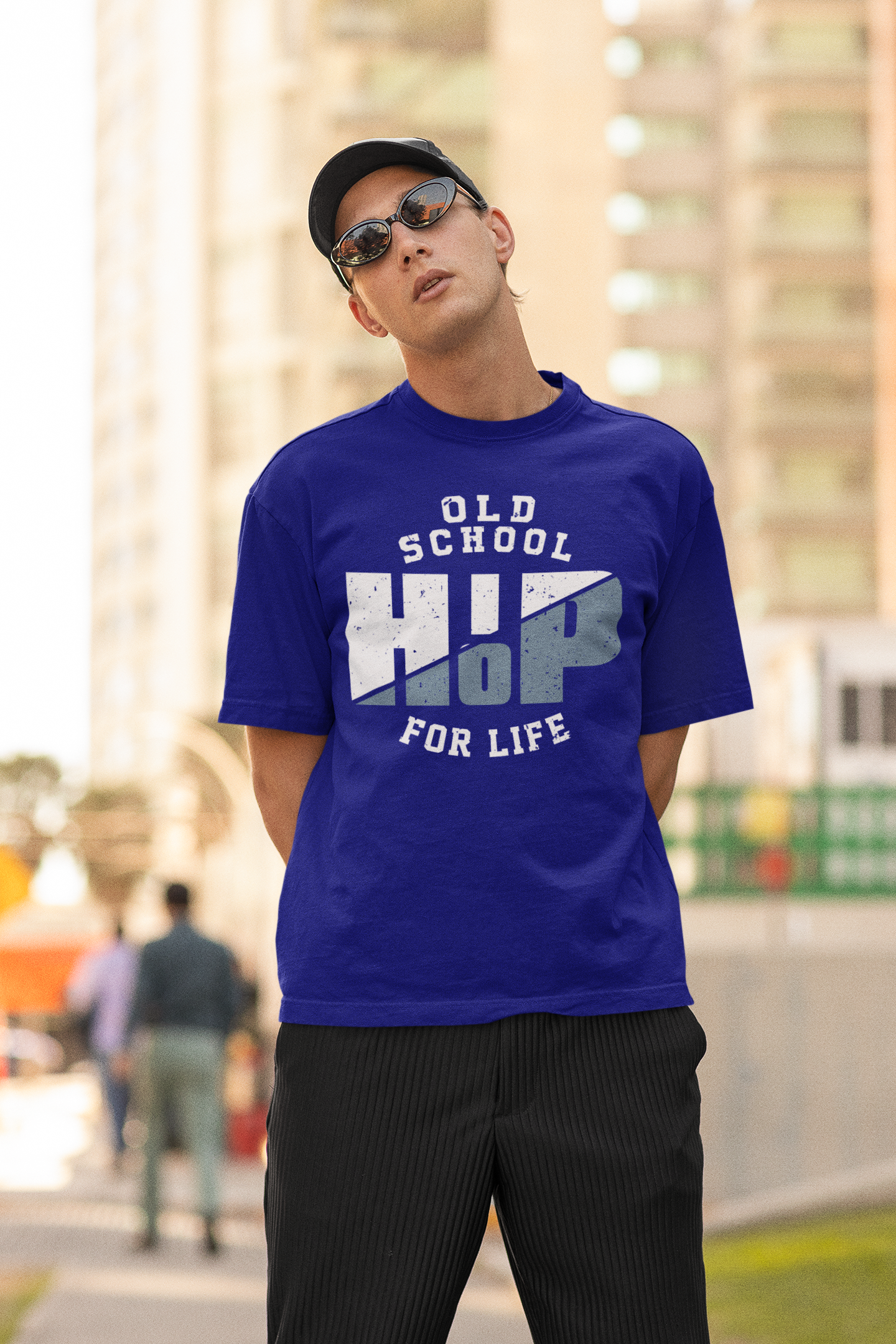 Old School Hip Hop For Life - T-Shirt - 5 Colors - #HipHop50th