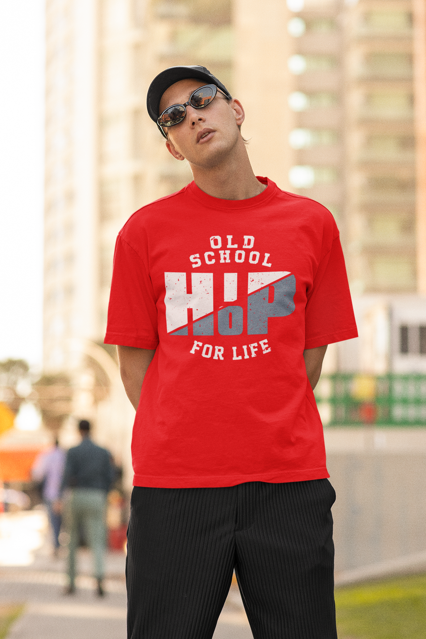 Old School Hip Hop For Life - T-Shirt - 5 Colors - #HipHop50th