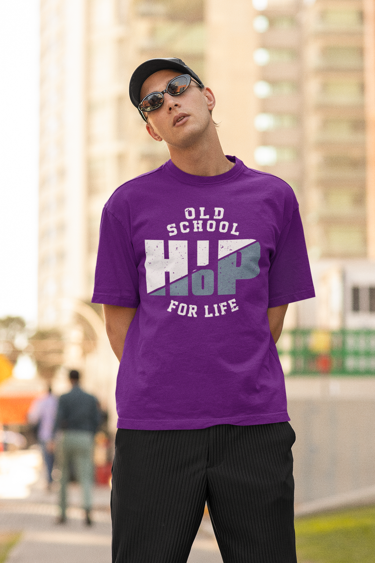 Old School Hip Hop For Life - T-Shirt - 5 Colors - #HipHop50th