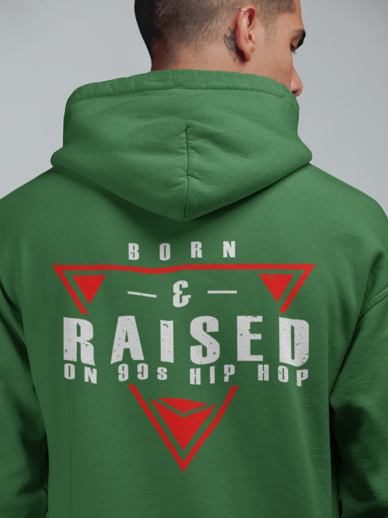 Born and Raised on 90's Hip Hop Hoodie Clothing - Six Colors - Long Sleeve Shirt #HipHop50th