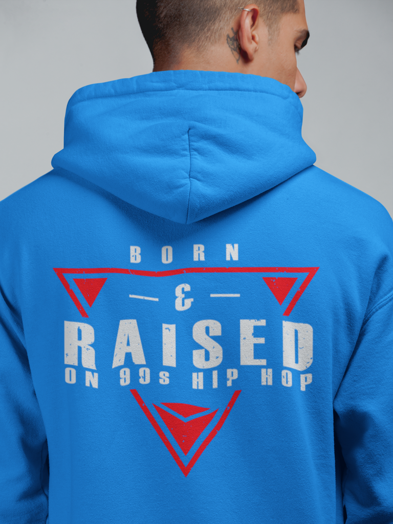 Born and Raised on 90's Hip Hop Hoodie Clothing - Six Colors - Long Sleeve Shirt #HipHop50th