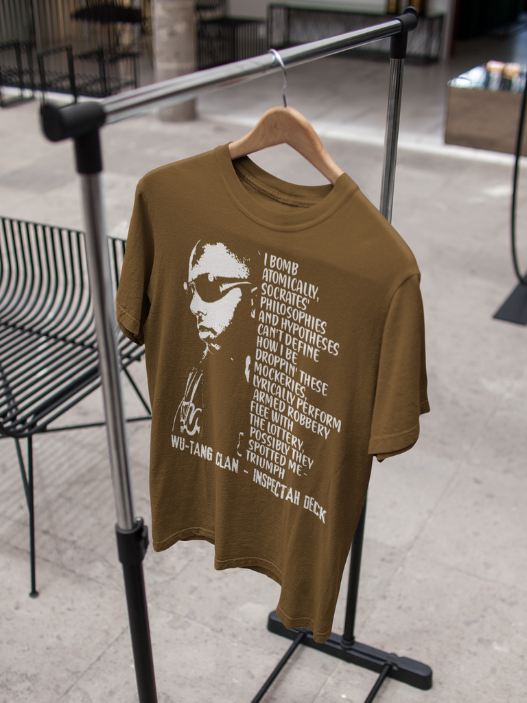 Inspecteh Deck Wu-Tang Clan T-Shirt - Triumph Lyrics - 5 Colors