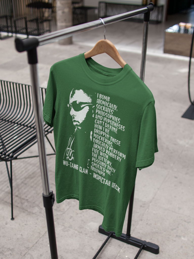 Inspecteh Deck Wu-Tang Clan T-Shirt - Triumph Lyrics - 5 Colors