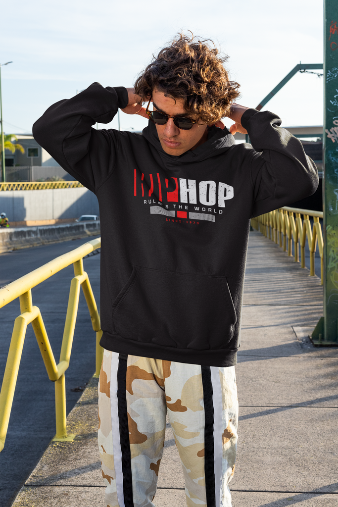 Hip Hop Rules the world Hoodie Hip Hop Clothing Five Colors Long S One Stop Hip Hop UK