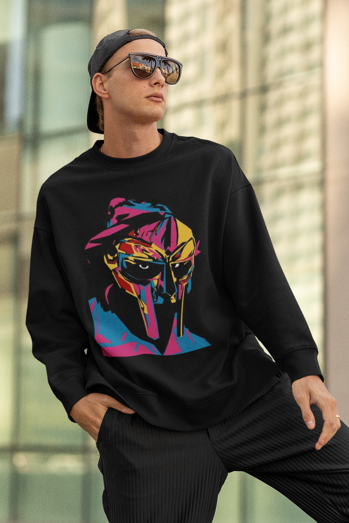 MF Doom/Mask HIP HOP Long Sleeve Sweatshirt - 5 Colors - FREE Shipping