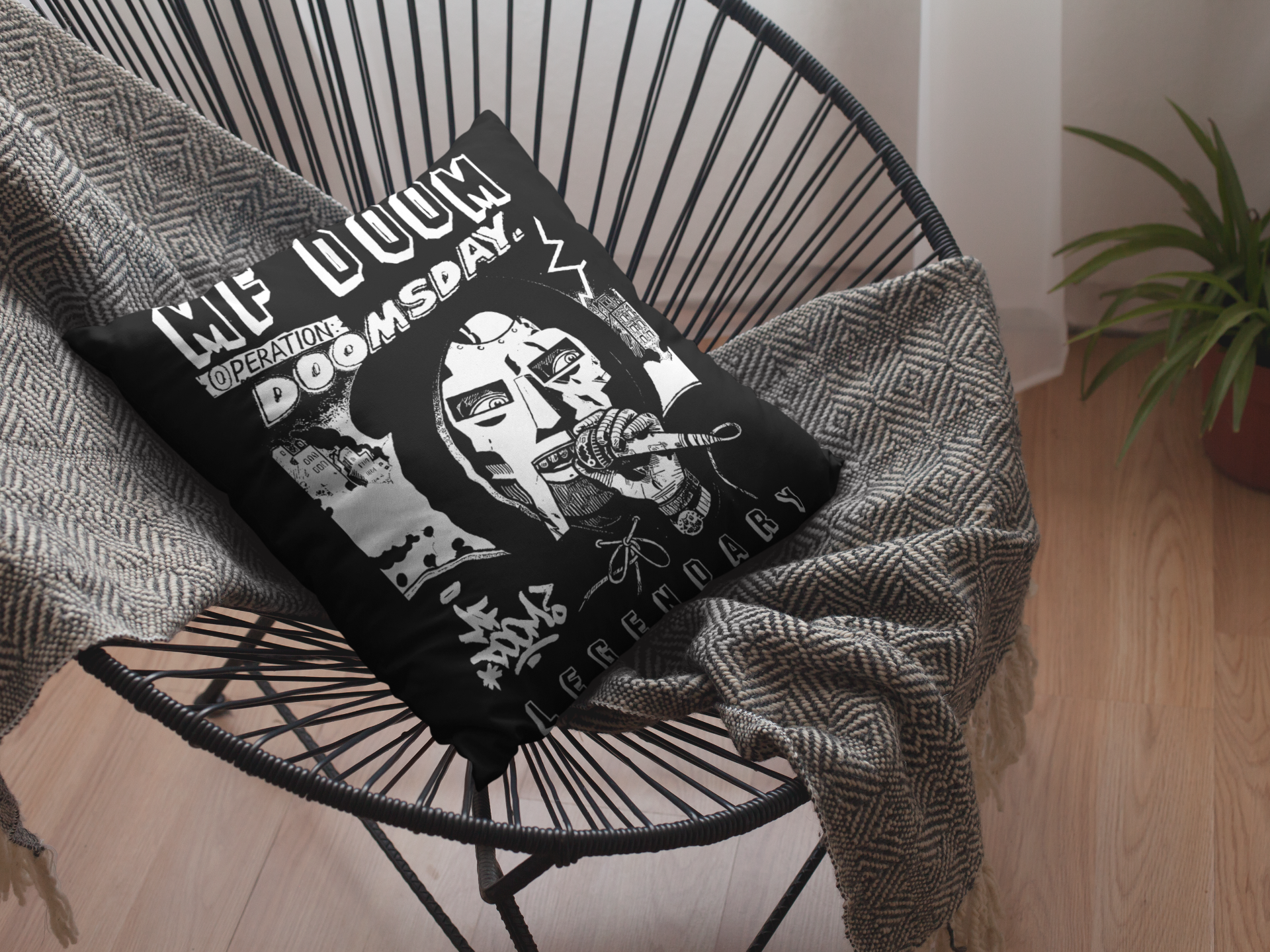 MF DOOM - Hip Hop Cushion/Pillow - Accessories